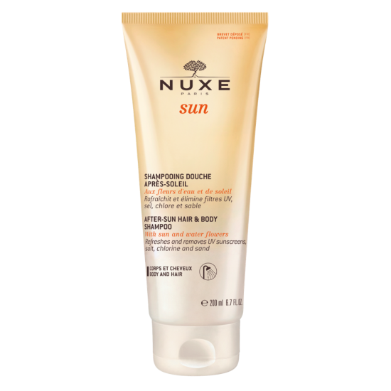 NUXE SUN After-sun Hair & Body shampoo шампоан за коса и тяло за след слънце за всеки тип кожа 200 мл